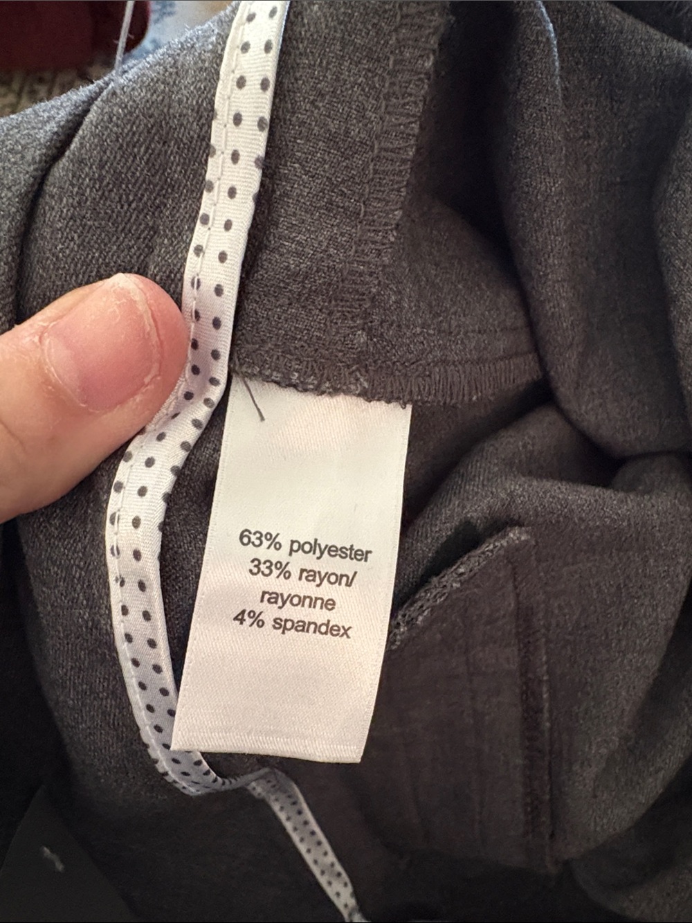 Maurice's grey smart trousers with faux pockets Size 9/10 Long - Picture 11 of 11